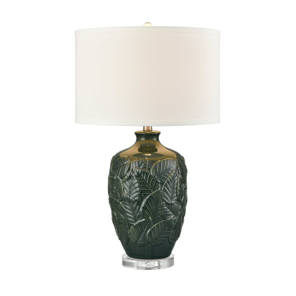 Goodell 27.5'' High 1-Light Table Lamp - Green Glaze