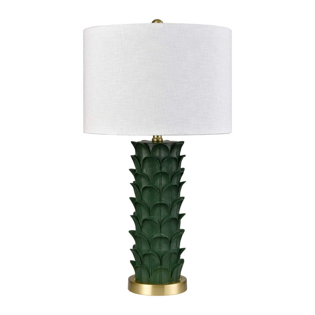 Beckwith 27'' High 1-Light Table Lamp - Dark Green - Includes LED Bulb