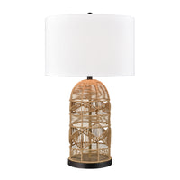 Peckham 30'' High 1-Light Table Lamp - Natural - Includes LED Bulb
