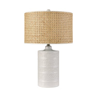 Seymour 24.5'' High 1-Light Table Lamp - White Glaze