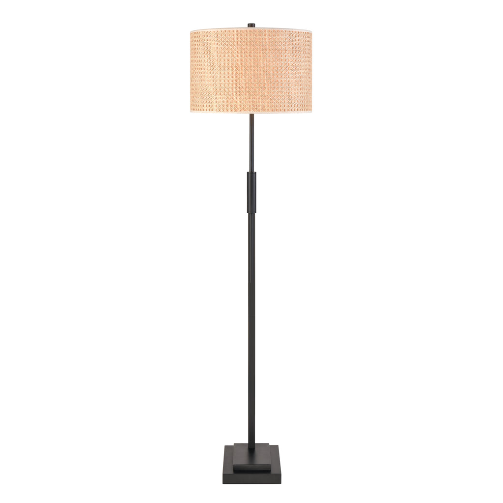 Baitz 62.5'' High 1-Light Floor Lamp - Matte Black - Includes LED Bulb