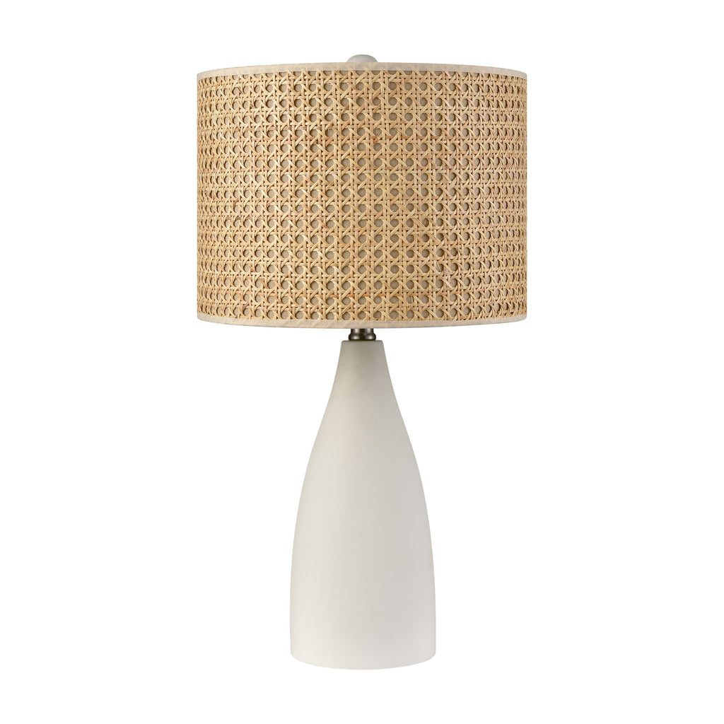 Rockport 23'' High 1-Light Table Lamp - Matte White - Includes LED Bulb