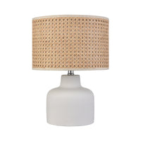 Rockport 17'' High 1-Light Table Lamp - Matte White - Includes LED Bulb