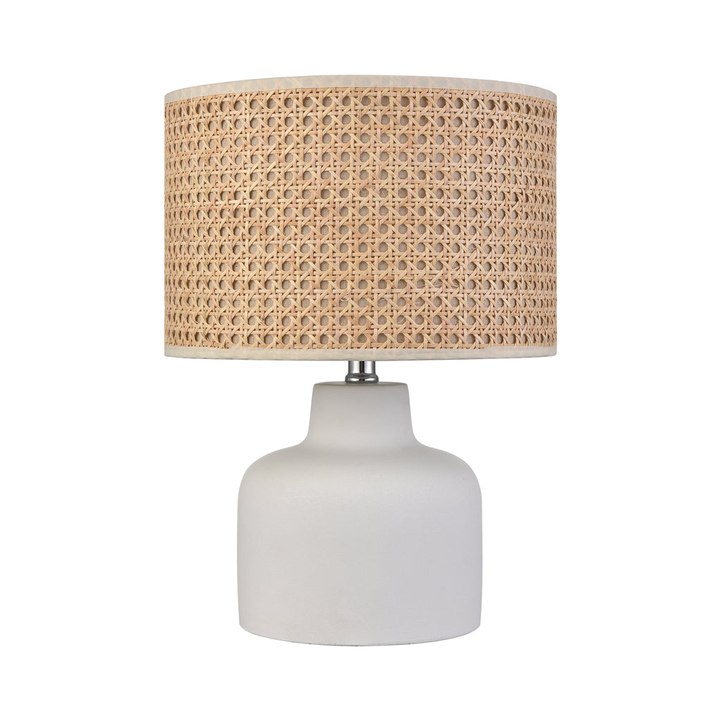 Rockport 17'' High 1-Light Table Lamp - Matte White