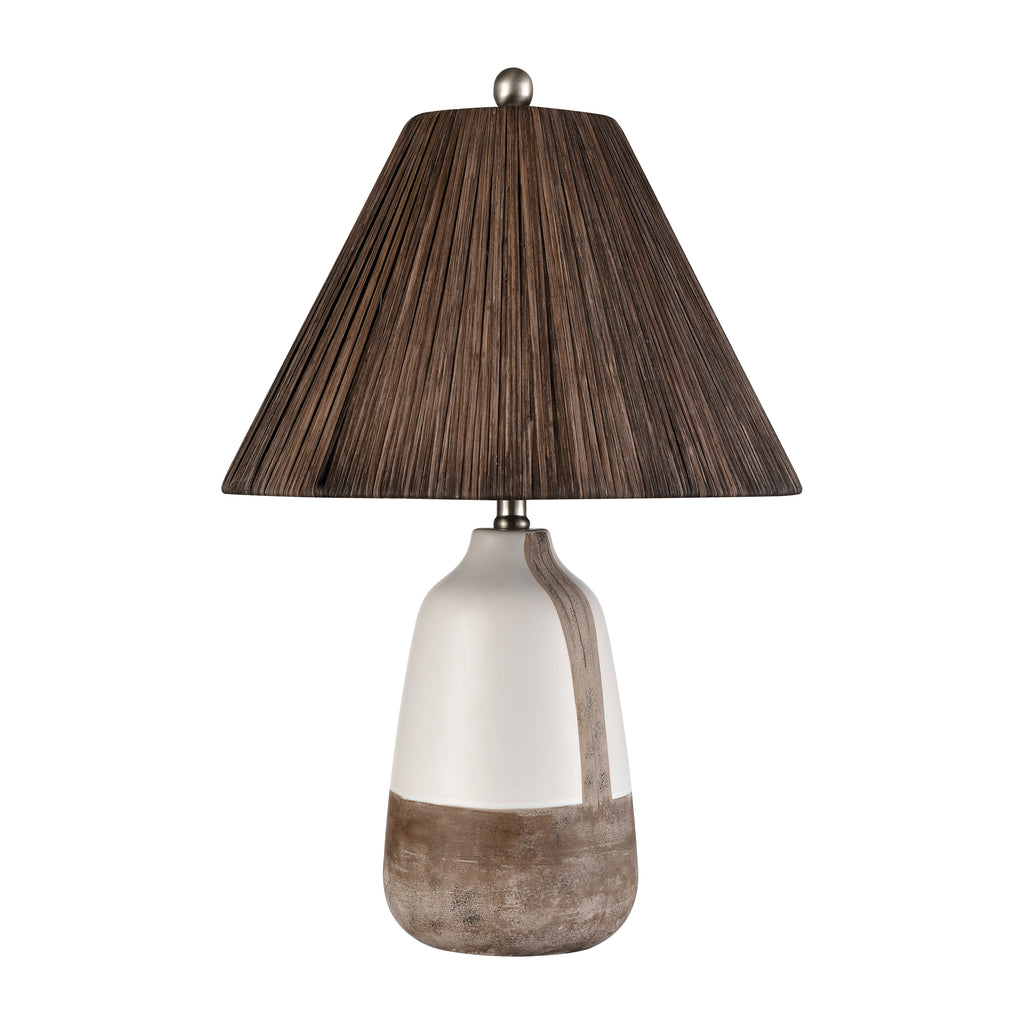 Kirkover 26'' High 1-Light Table Lamp - White Glaze - Includes LED Bulb