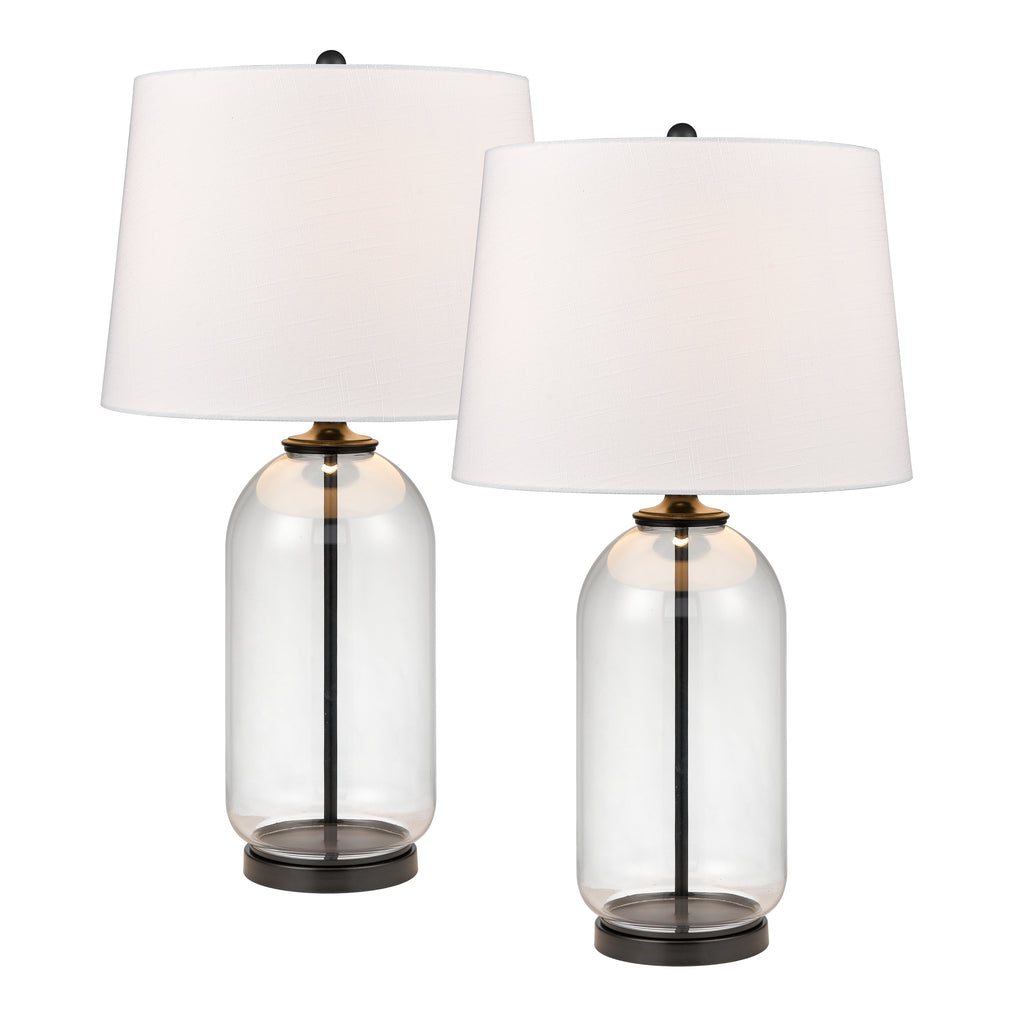 Lunaria 31'' High 1-Light Table Lamp - Set of 2 Clear