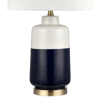 Shotton 27'' High 1-Light Table Lamp - Navy