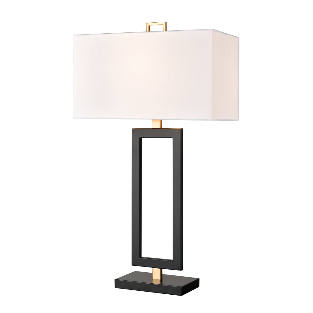 Composure 29'' High 1-Light Desk Lamp - Matte Black