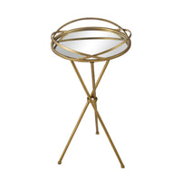Nasso Accent Table - Brass