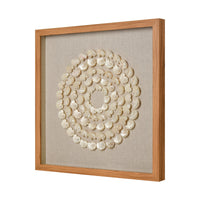 Concentric Shell Dimensional Wall Art