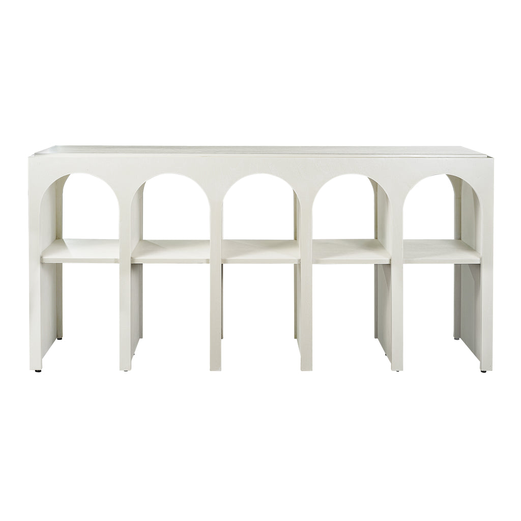 Eagan Console Table - Weathered White