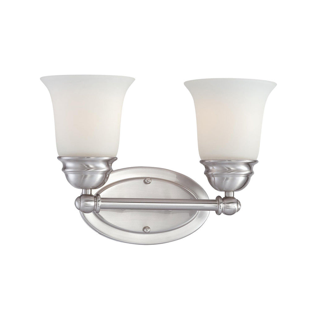 BELLA wall lamp Brushed Nickel 2x100W