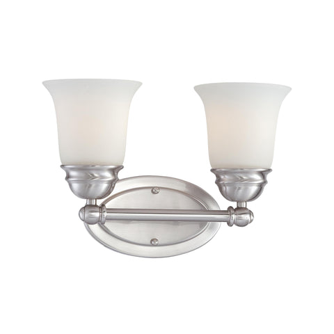 BELLA wall lamp Brushed Nickel 2x100W