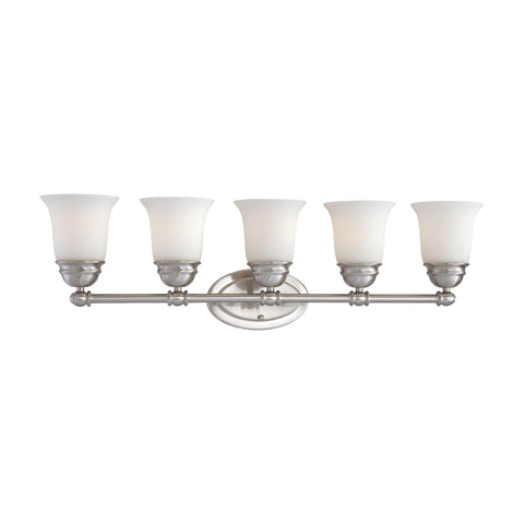 BELLA wall lamp Brushed Nickel 5x100W
