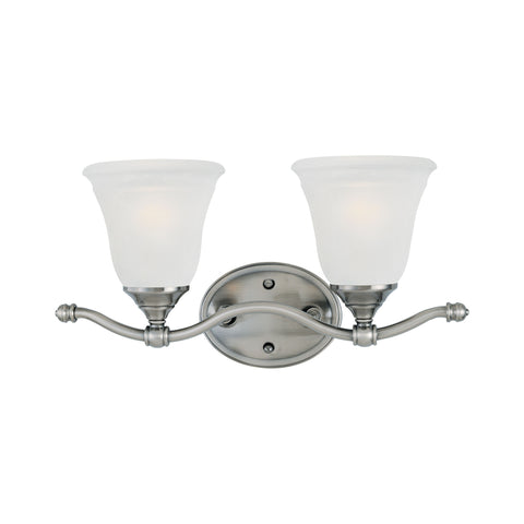 HARMONY wall lamp Satin Pewter 2x100W