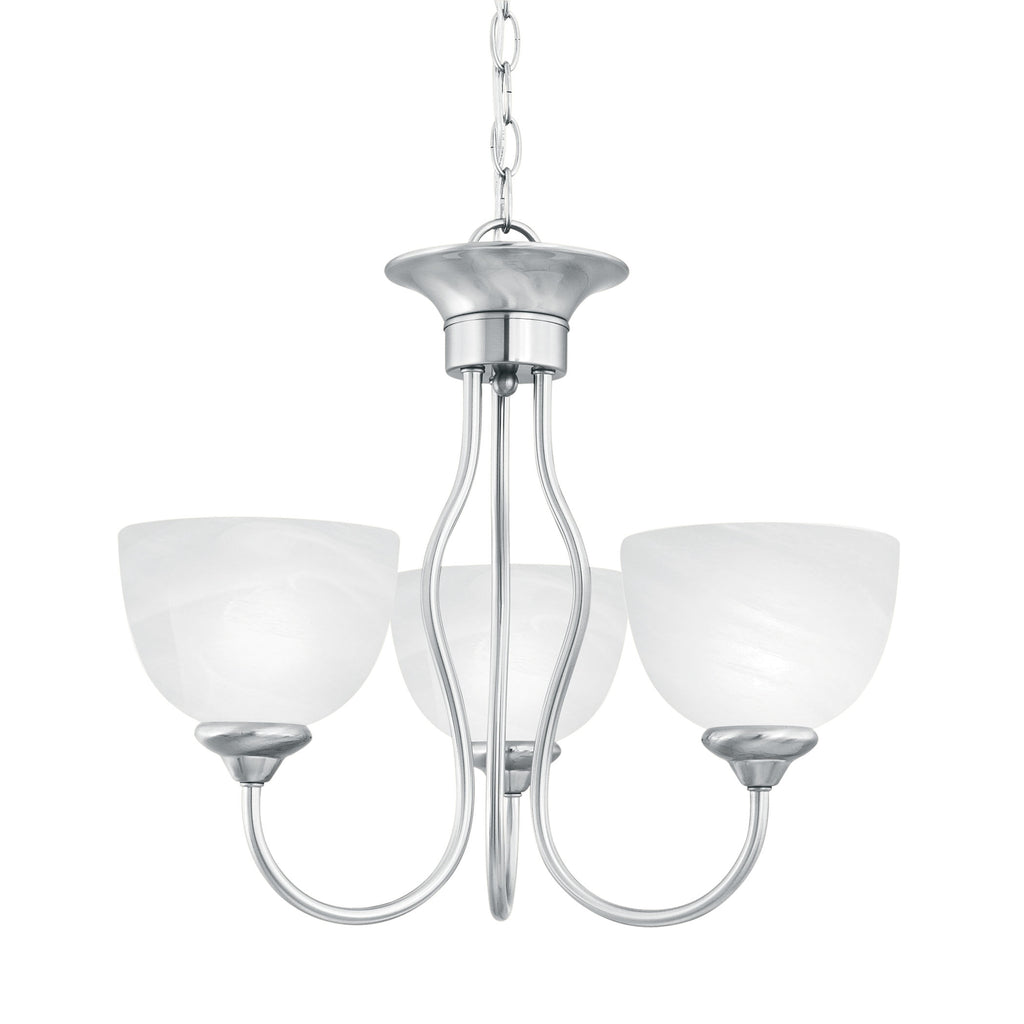 TAHOE chandelier Brushed Nickel 3x100W