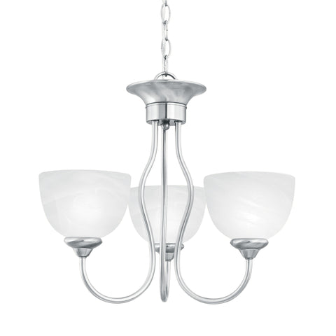 TAHOE chandelier Brushed Nickel 3x100W