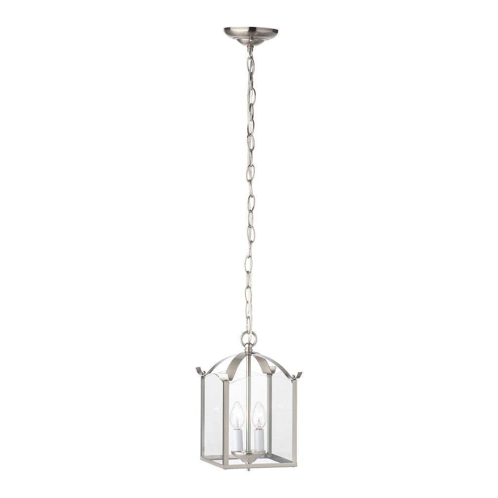 ESSENTIALS chandelier Brushed Nickel 2x