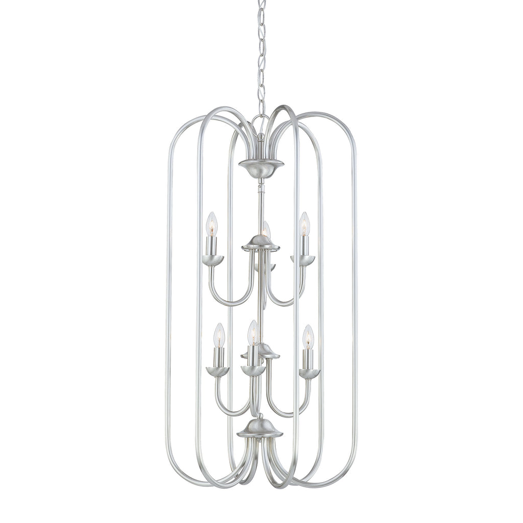 BELLA chandelier Brushed Nickel 6x60W