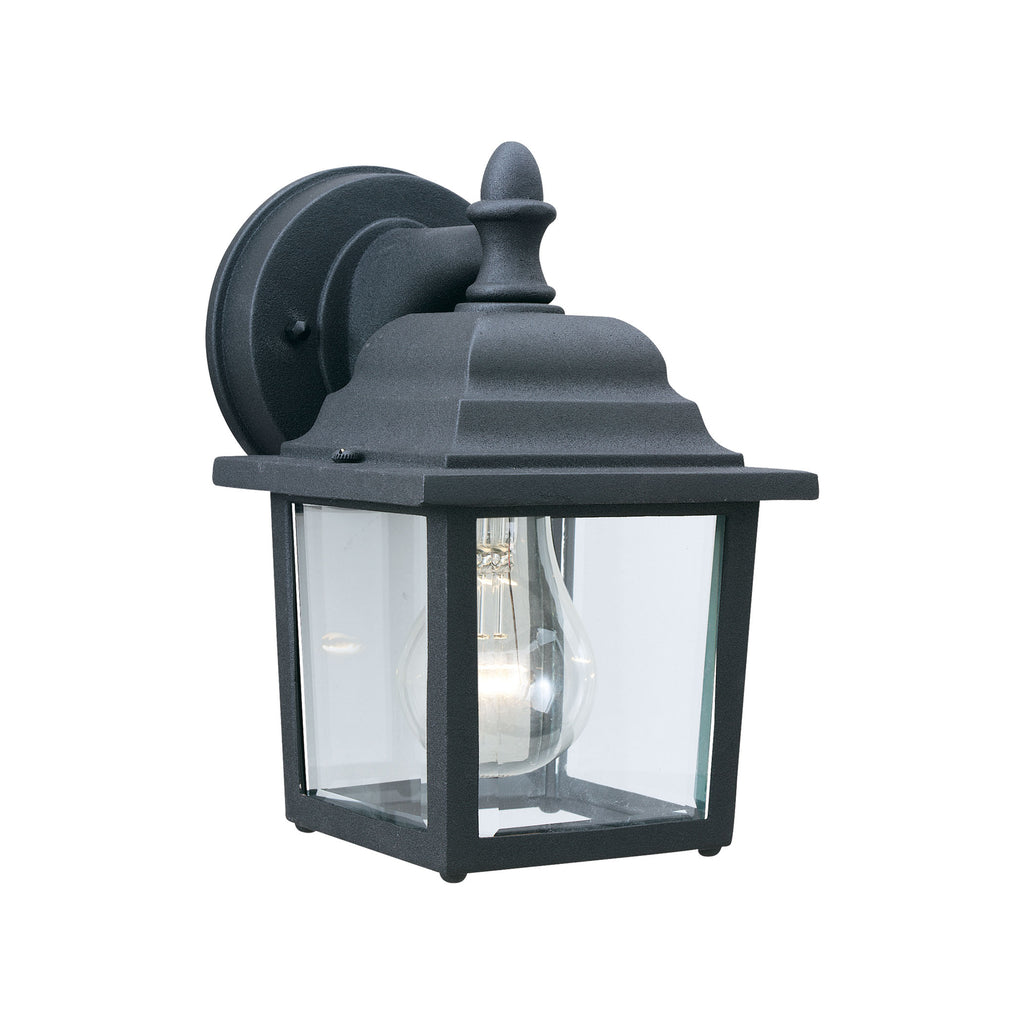 HAWTHORNE wall lantern Black 1x60W 120V