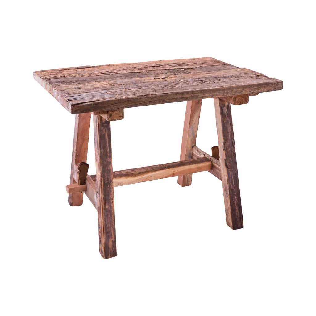 Rustic Table with Bench