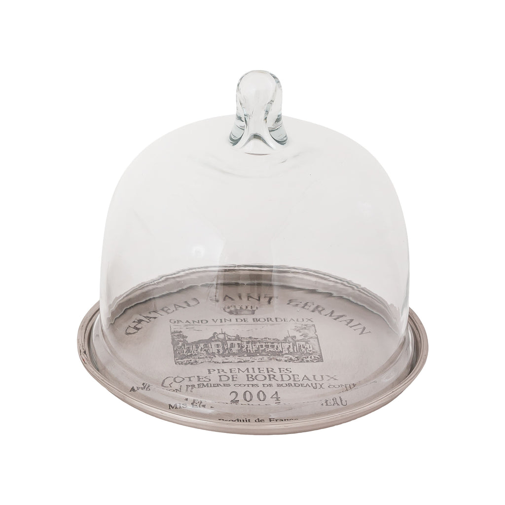 French Winery Tray with Cloche