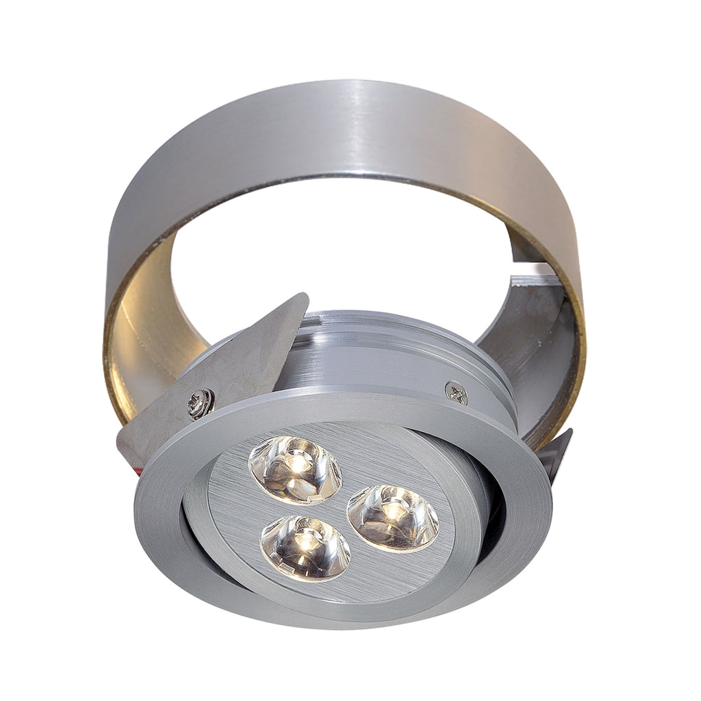 Tiro Collar 3 Light Tiro Conversion ring for Under Cabinet in Brushed Aluminum