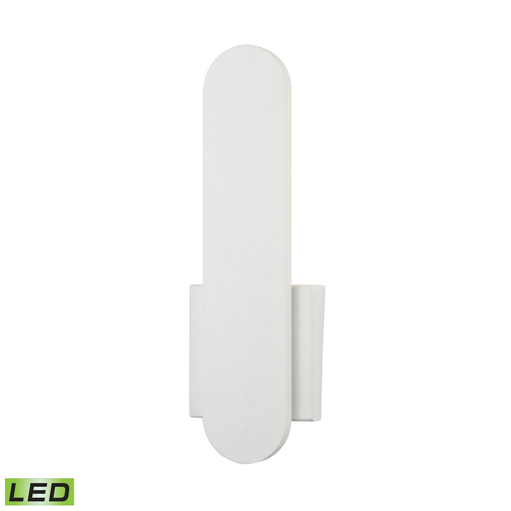 Feather Petitte LED Wall Sconce- White Finish